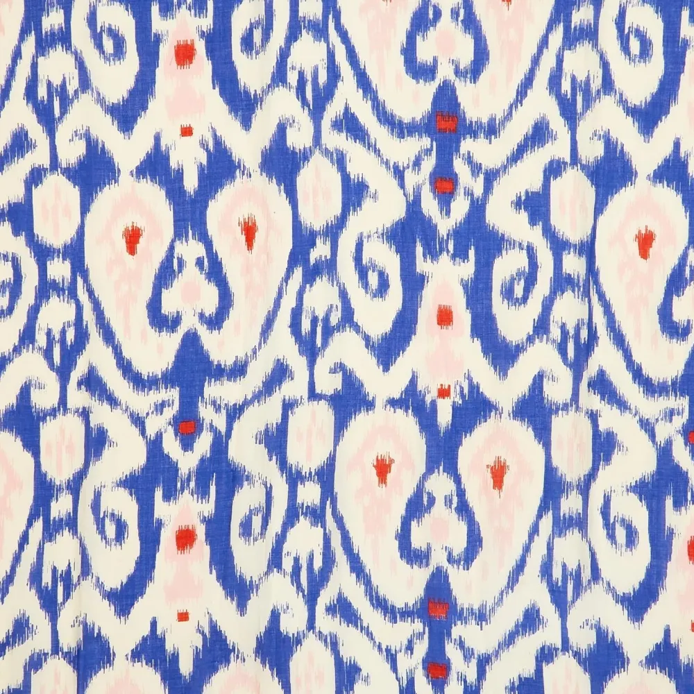Robes, Nightgowns & Dresses|Ikat Print Blue Short Kimono