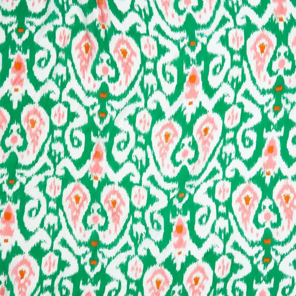 Robes, Nightgowns & Dresses|Ikat Print Green Robe Gown