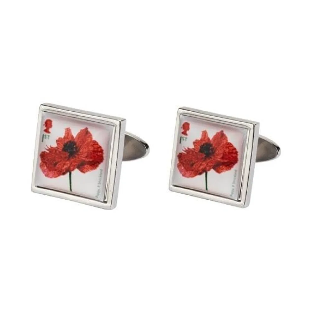 Cufflinks & Men's Accessories|Imperial War Museum Poppy Cufflinks
