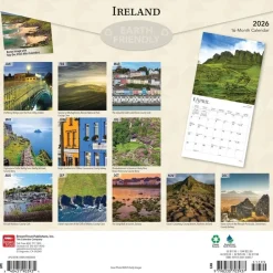 Calendars|Ireland 2026 Square Wall Calendar