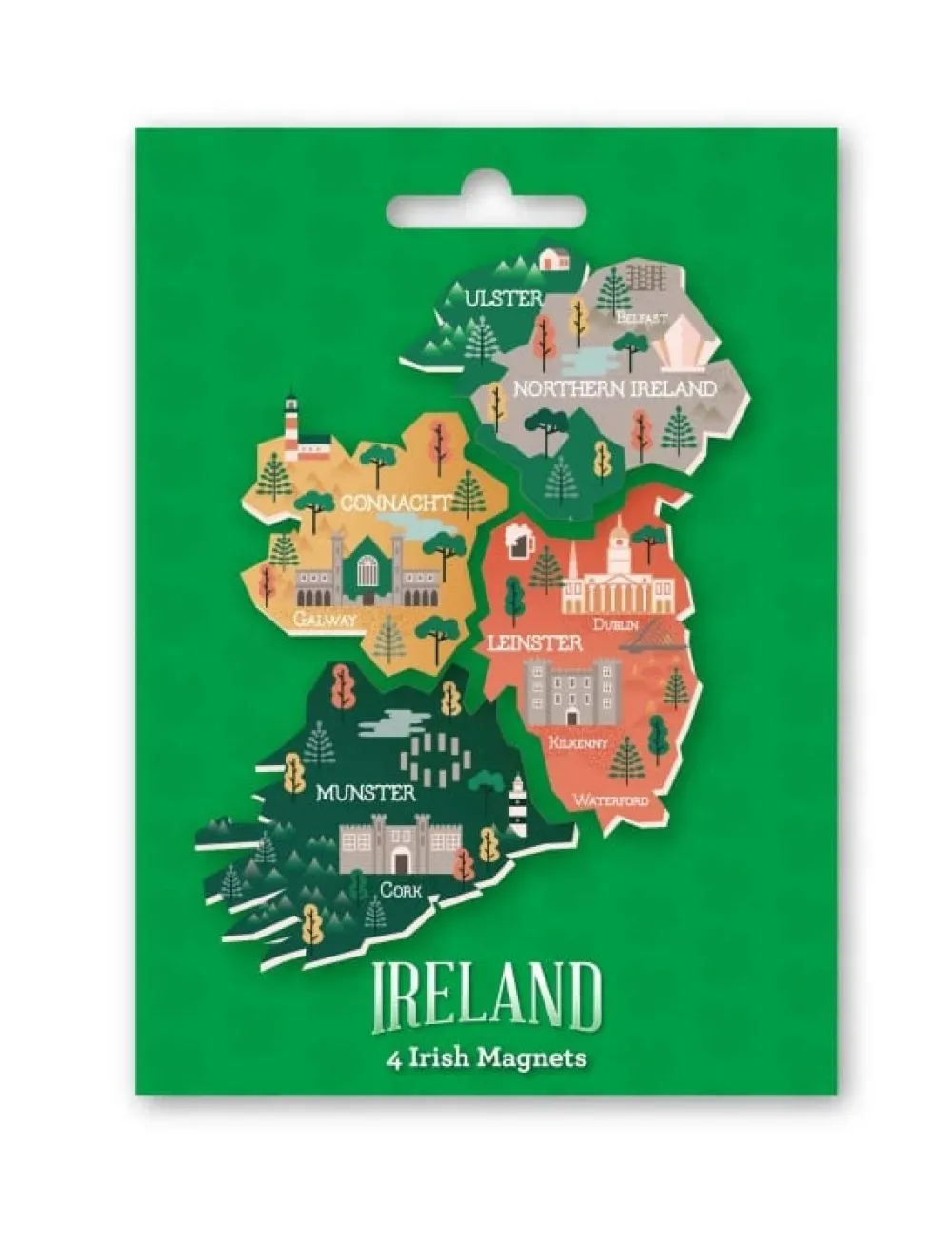 Souvenirs|Ireland Map Magnets