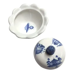 Isis Ceramics|Creamers & Sugar Bowls|Isis Ceramics Blue Palladian Sugar Bowl