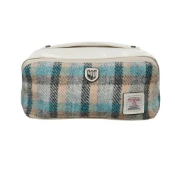 Islander UK Bath Accessories|Harris Tweed Islander Tartan Toiletry Bag