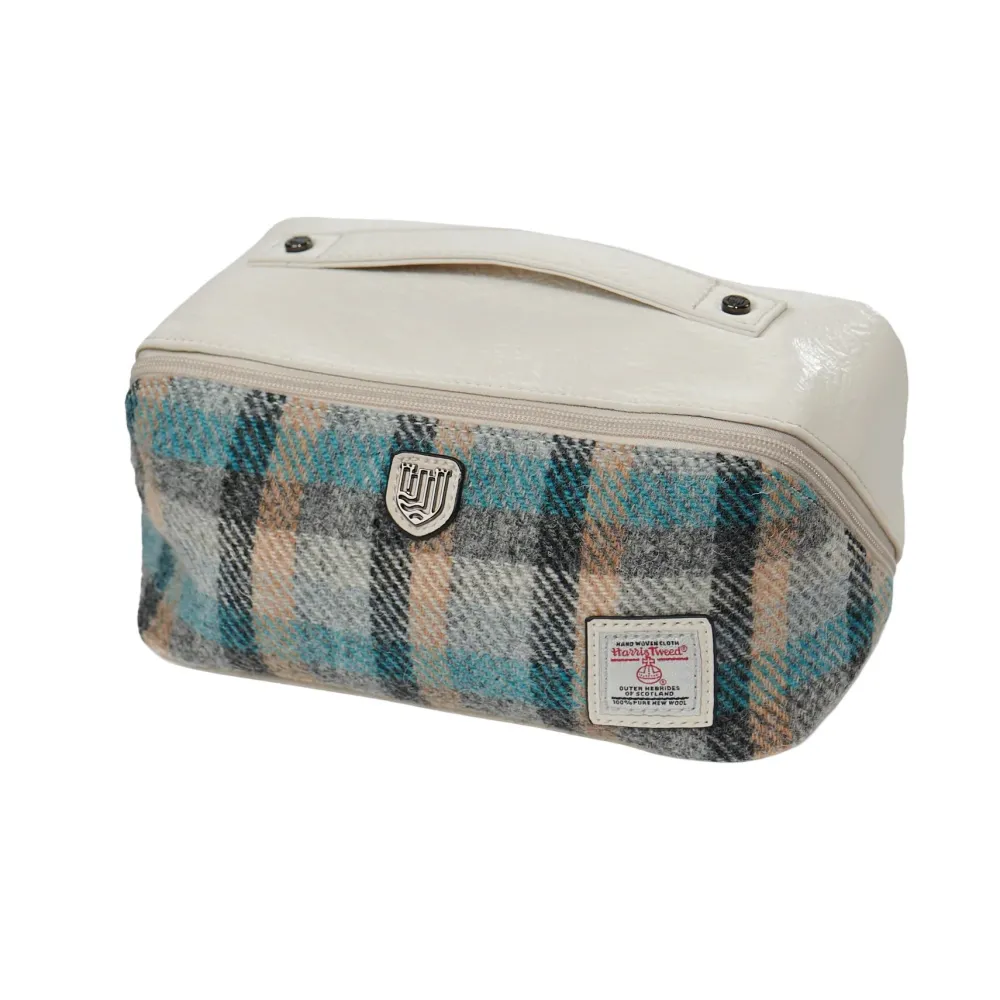 Islander UK Bath Accessories|Harris Tweed Islander Tartan Toiletry Bag
