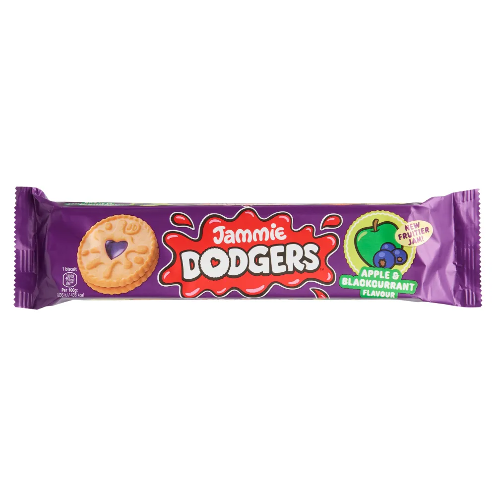 Biscuits|Jammie Dodgers Apple & Blackcurrant 140g