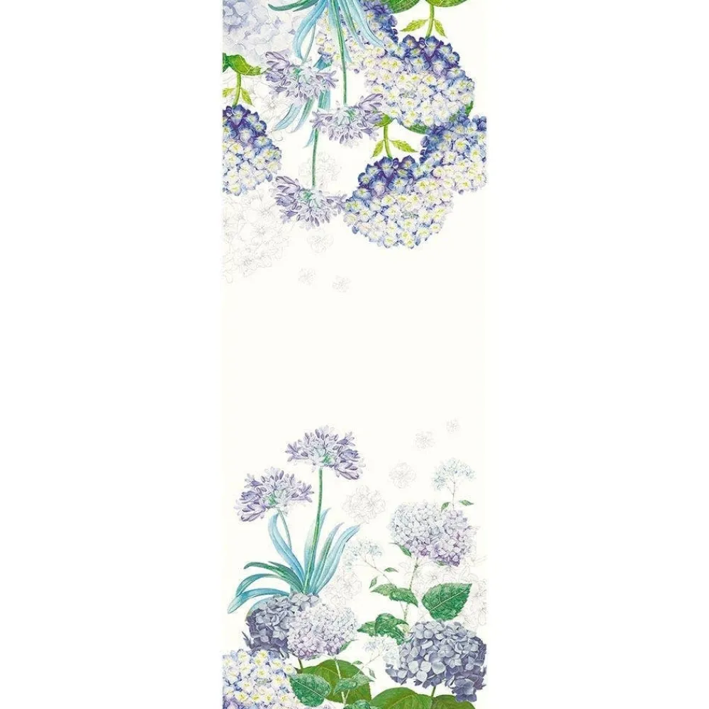 Table Runners|Jardin de Bretagne Bleu Table Runner