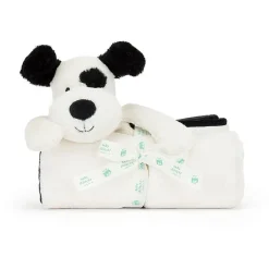 Soft Toys|Toys|Jellycat Bashful Black & Cream Puppy Blankie