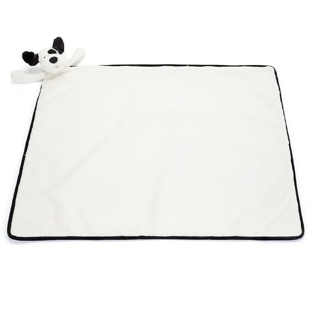 Soft Toys|Toys|Jellycat Bashful Black & Cream Puppy Blankie