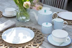 Creamers & Sugar Bowls|Jo Deakin Ebb Blue & Turquoise Milk Jug