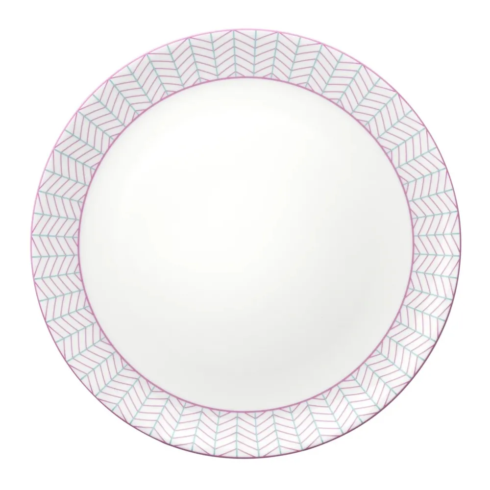 Tea Plates|Jo Deakin Ebb Pink & Turquoise Tea Plate