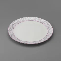 Tea Plates|Jo Deakin Ebb Pink & Turquoise Tea Plate