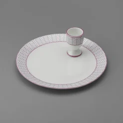 Tea Plates|Jo Deakin Ebb Pink & Turquoise Tea Plate