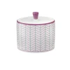 Creamers & Sugar Bowls|Jo Deakin Ebb Pink & Turquoise Sugar Bowl