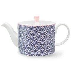 Teapots|Jo Deakin Gatsby Teapot in Blue & Blush Pink