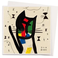 Greeting Cards|Joan Meowro Cat Greeting Card