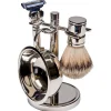 Shaving Sets|Kingsley Silver Plated Shave Set SB-670