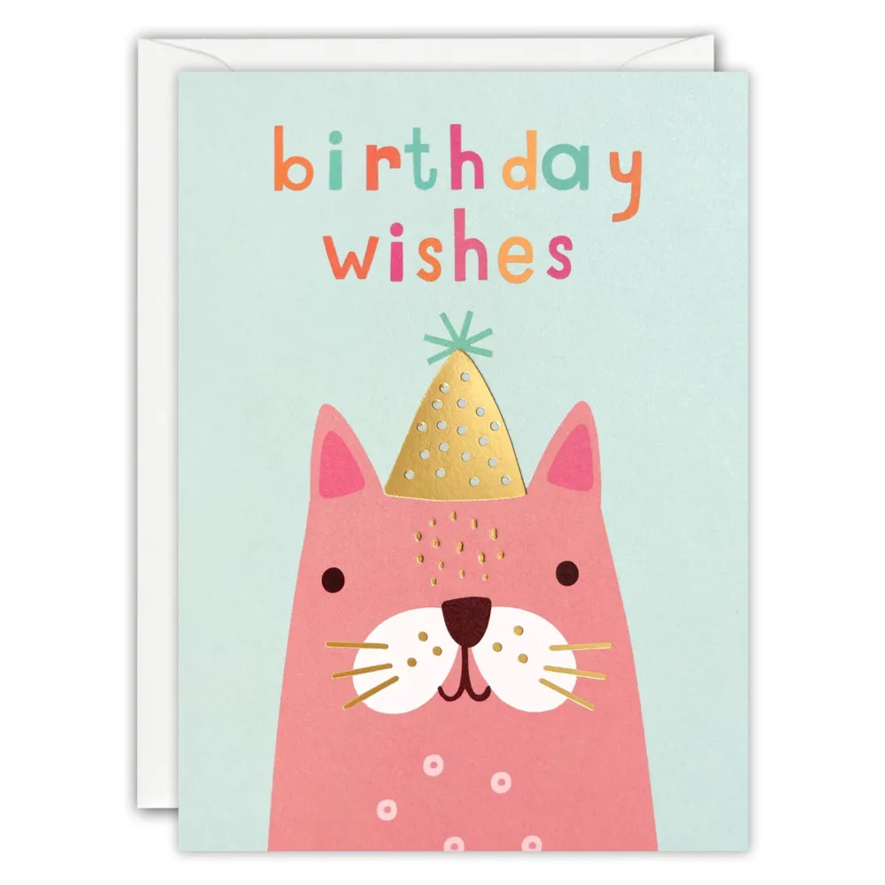 Greeting Cards|Kitty Wishes Birthday Card
