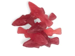 Sweets|Kolsvart Torsken Blackcurrant & Raspberry Candy Fish 120g