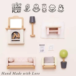 Le Toy Van Toys|Daisylane Dolls House Sitting Room Furniture Set