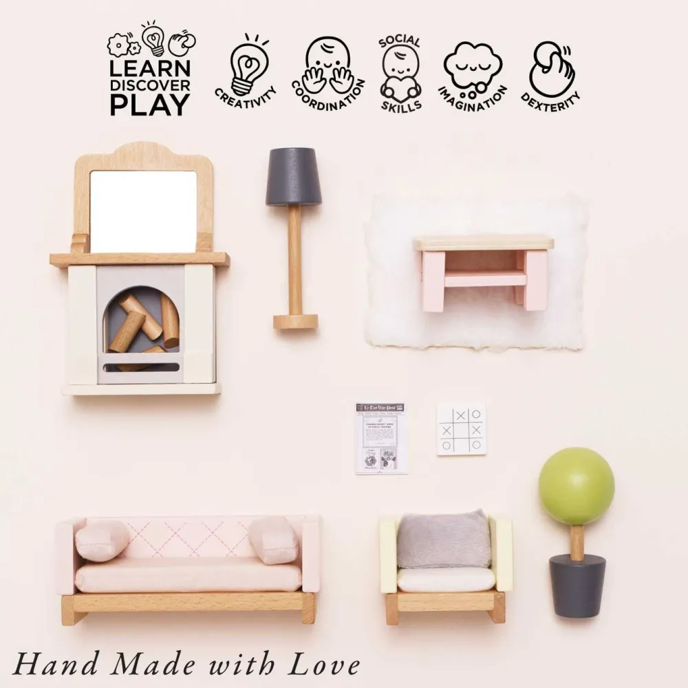 Le Toy Van Toys|Daisylane Dolls House Sitting Room Furniture Set