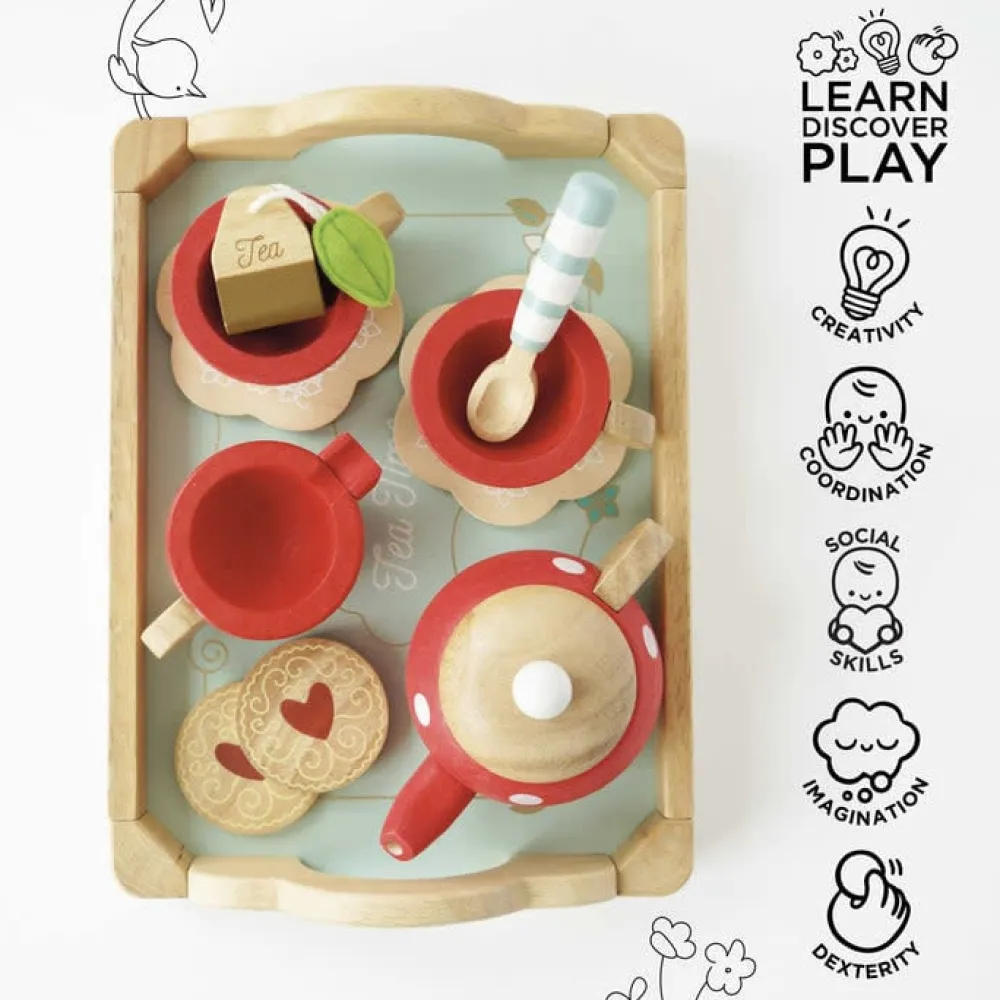Le Toy Van Toys|Honeybake Tea Set & Tray