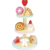 Le Toy Van Toys|Honeybake Three Tier Patisserie Cake Stand Set