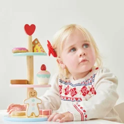 Le Toy Van Toys|Honeybake Three Tier Patisserie Cake Stand Set