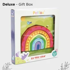 Le Toy Van Toys|Rainbow Tunnel Stacking Toy