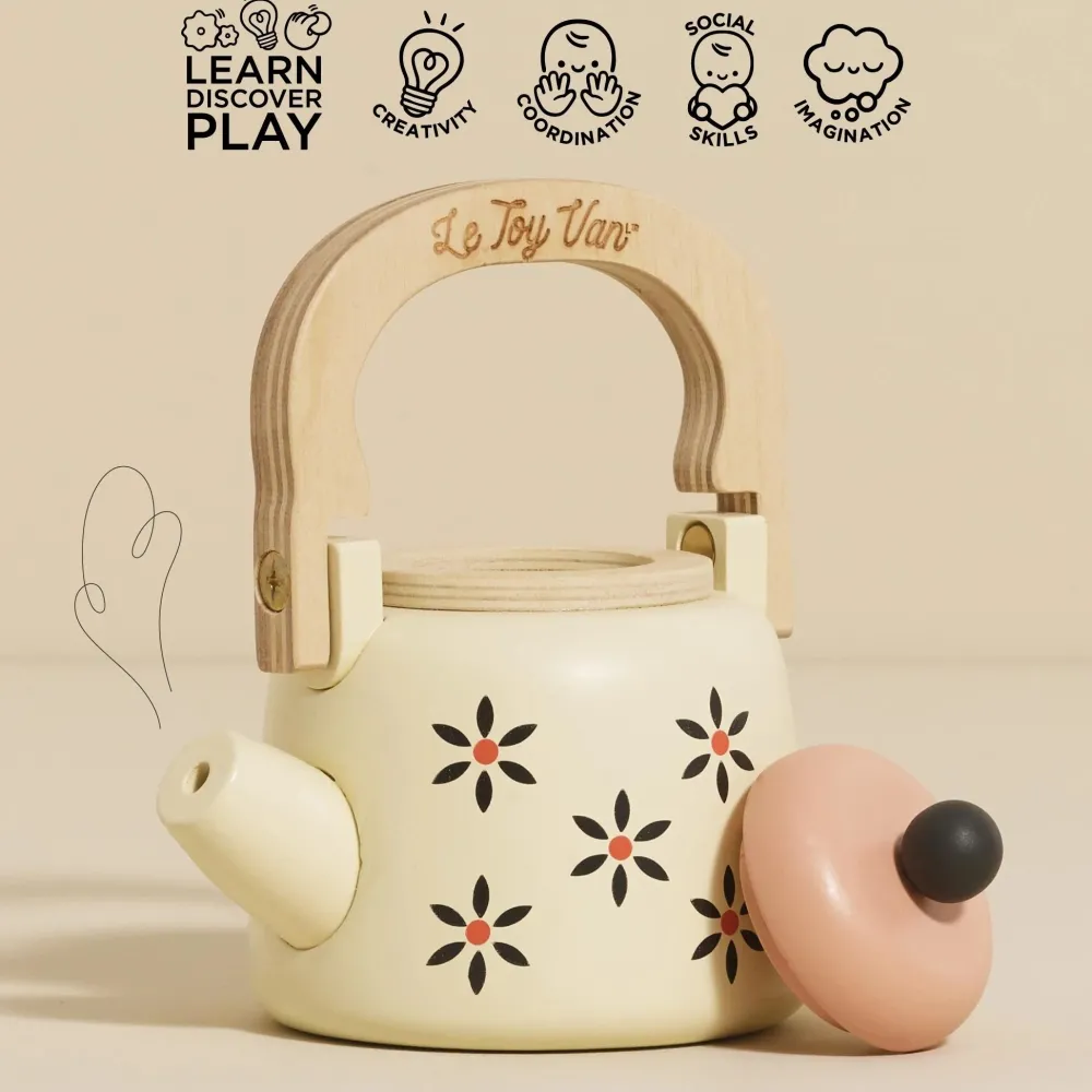 Le Toy Van Children's Tea Sets|Toys|Vintage Wooden Kettle