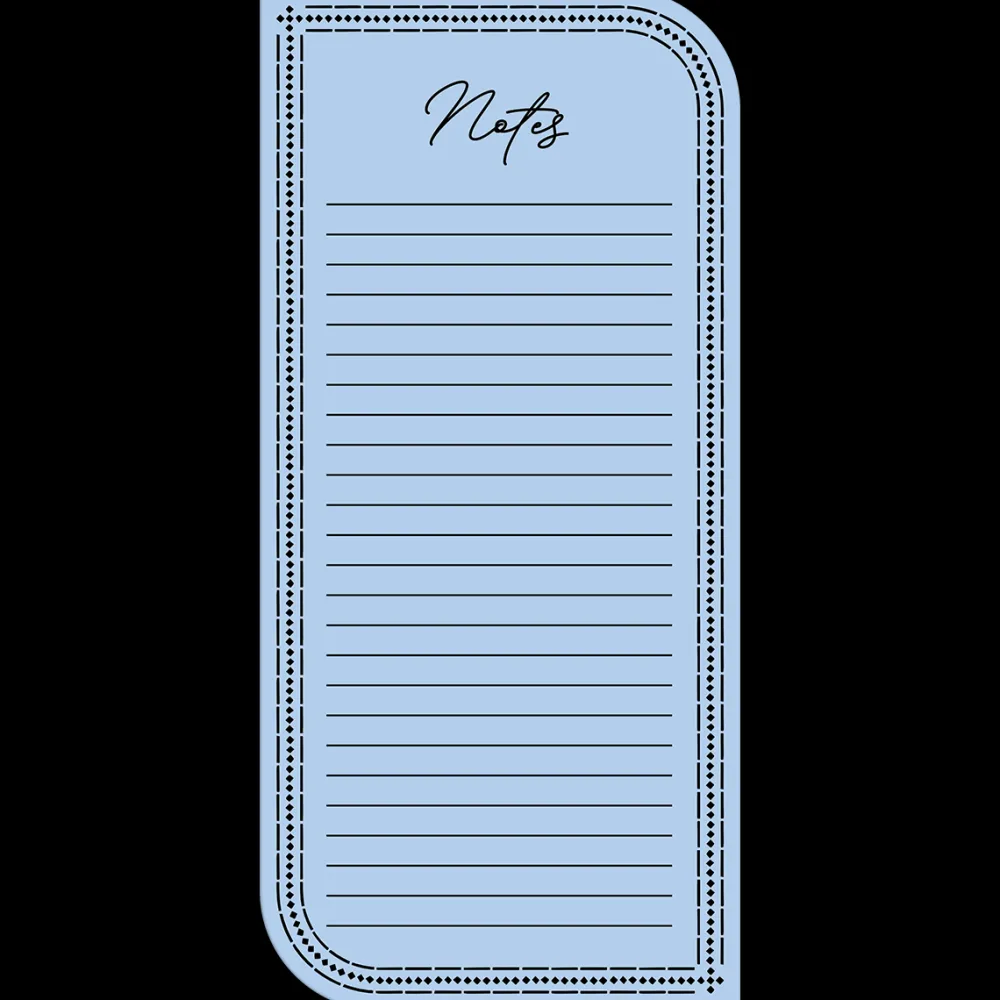 Journals & Other Stationery|Light Blue Magnetic List Pad
