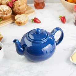 Teapots|Light Blue Stoneware Teapot