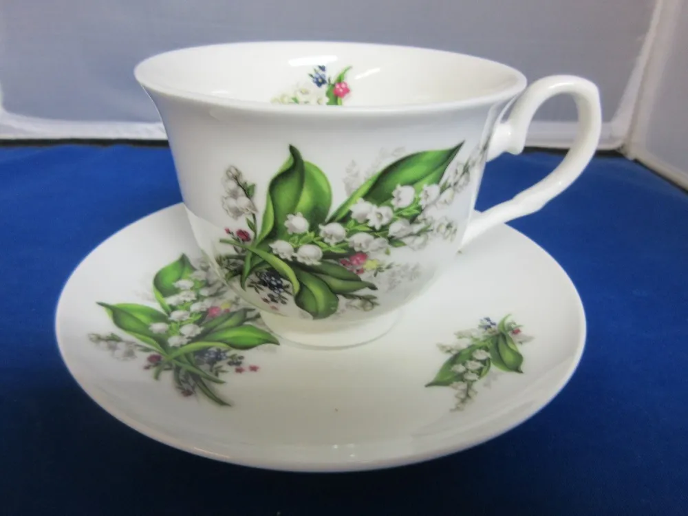 Teacups & Saucers|Lily of the Valley Teacup & Saucer