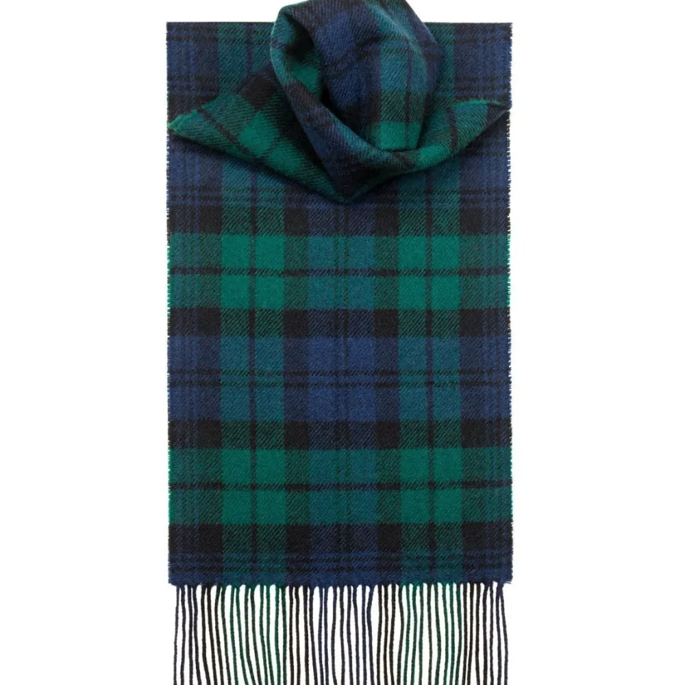 Lochcarron of Scotland Scarves & Wraps|Bowhill Scarf Black Watch Modern