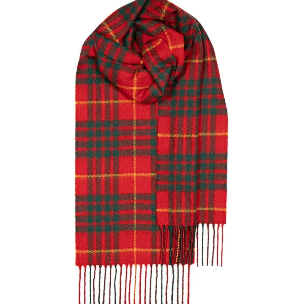 Lochcarron of Scotland Scarves & Wraps|Bowhill Cameron Modern Tartan Lambswool Scarf