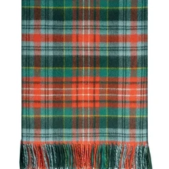 Lochcarron of Scotland Throws & Pillows|Caledonia Ancient Tartan Lambswool Blanket