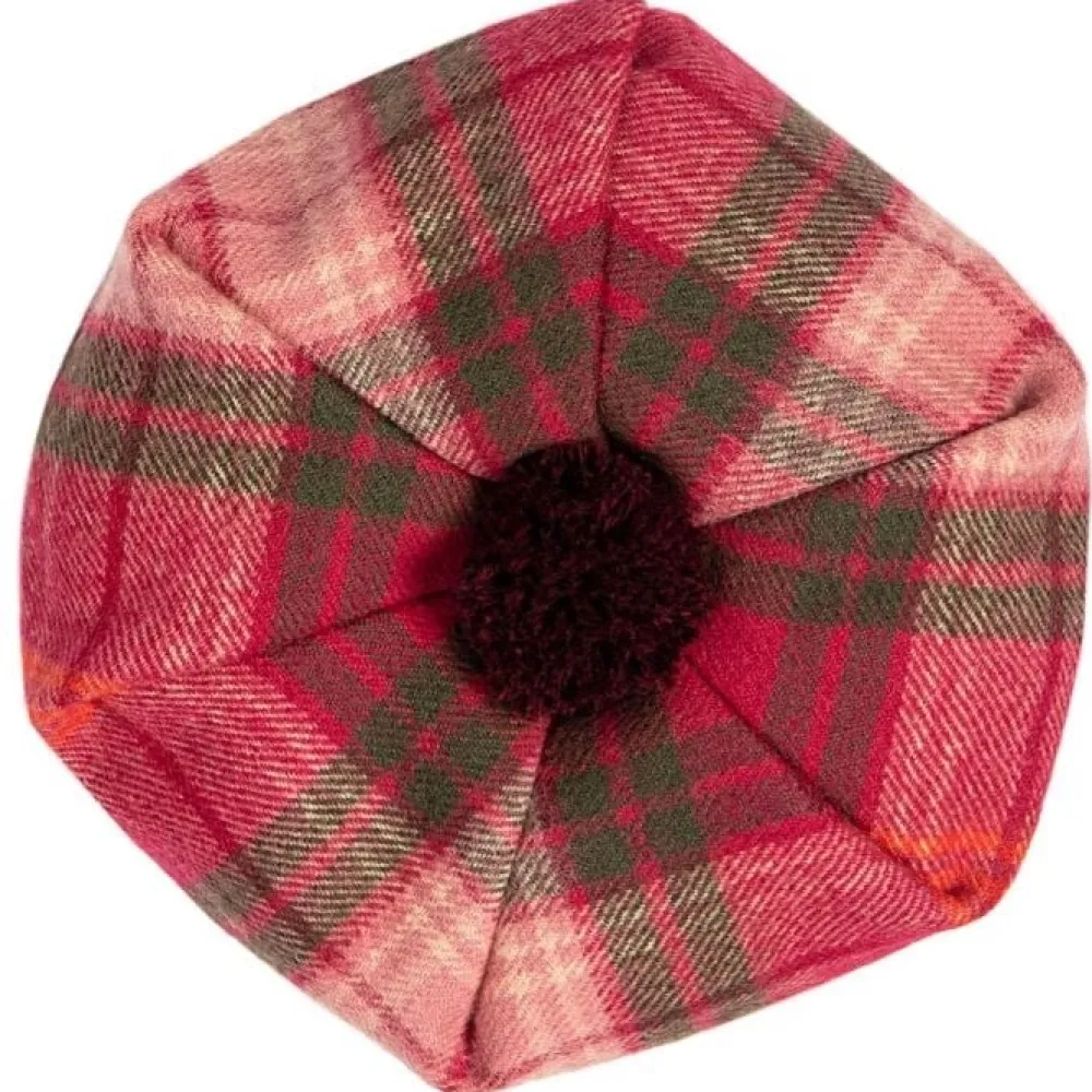 Lochcarron of Scotland Hats|Hunting Rose Tartan Brushed Wool Tam