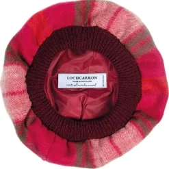 Lochcarron of Scotland Hats|Hunting Rose Tartan Brushed Wool Tam