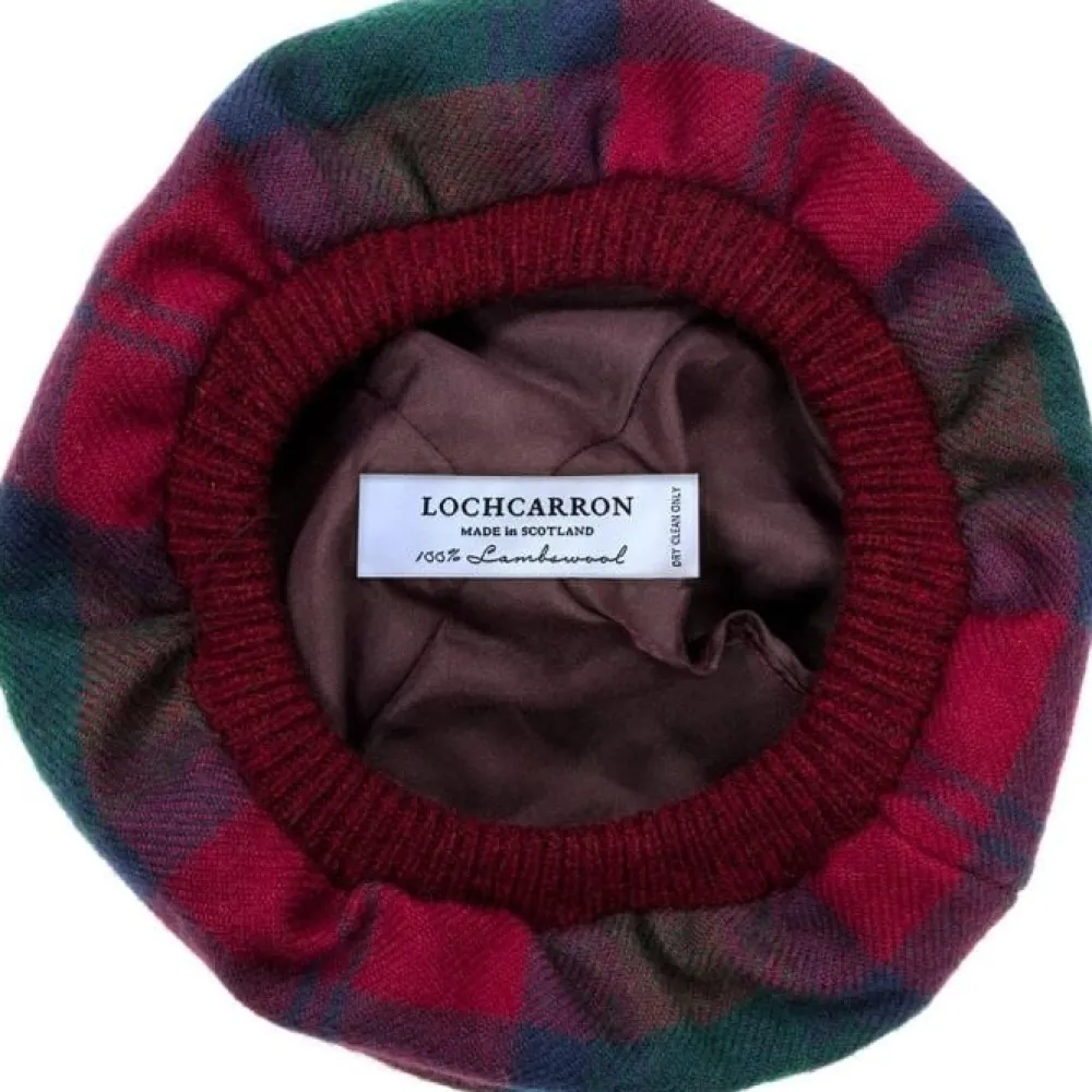 Lochcarron of Scotland Hats|Lindsay Modern Tartan Brushed Wool Tam