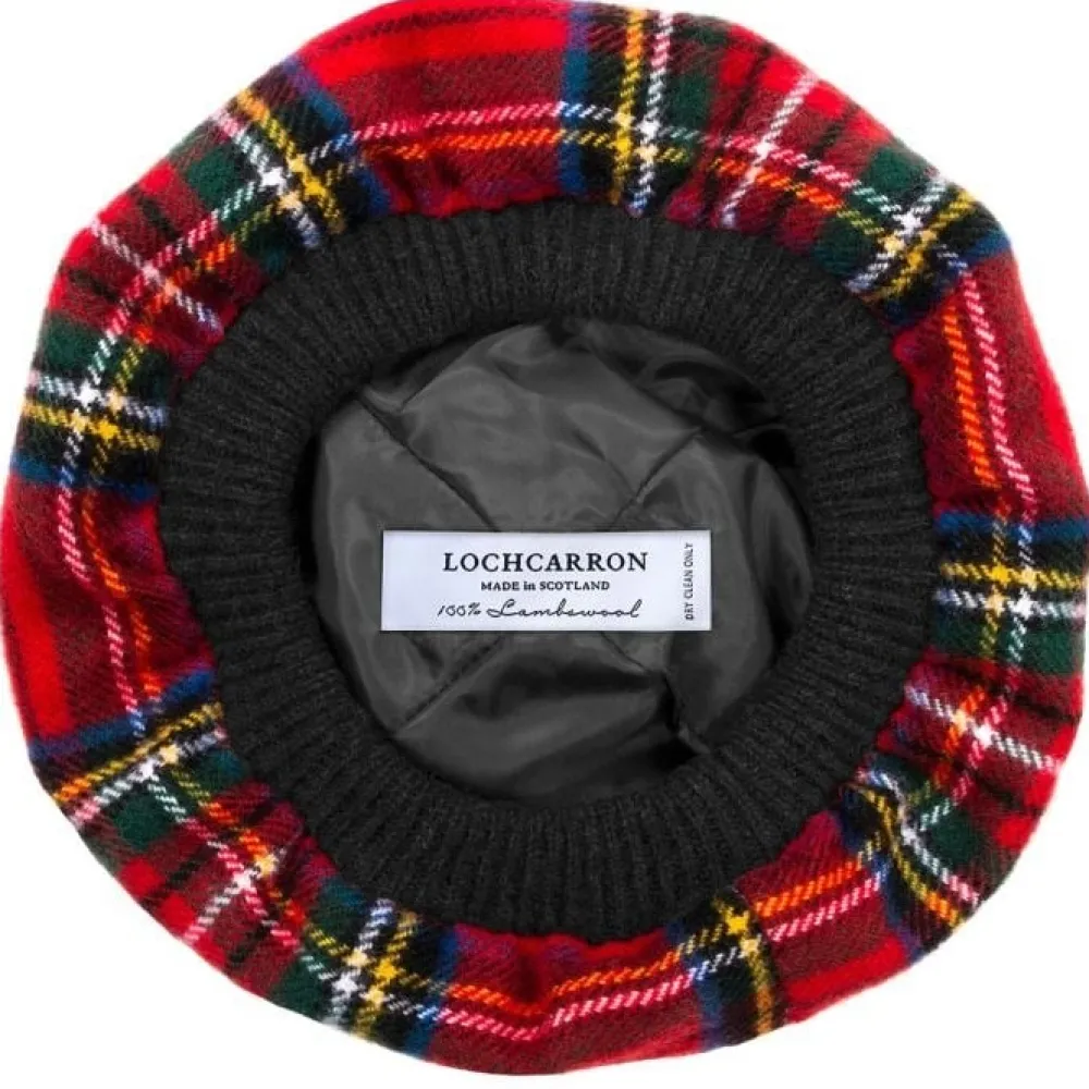 Lochcarron of Scotland Hats|Royal Stewart Tartan Brushed Wool Tam