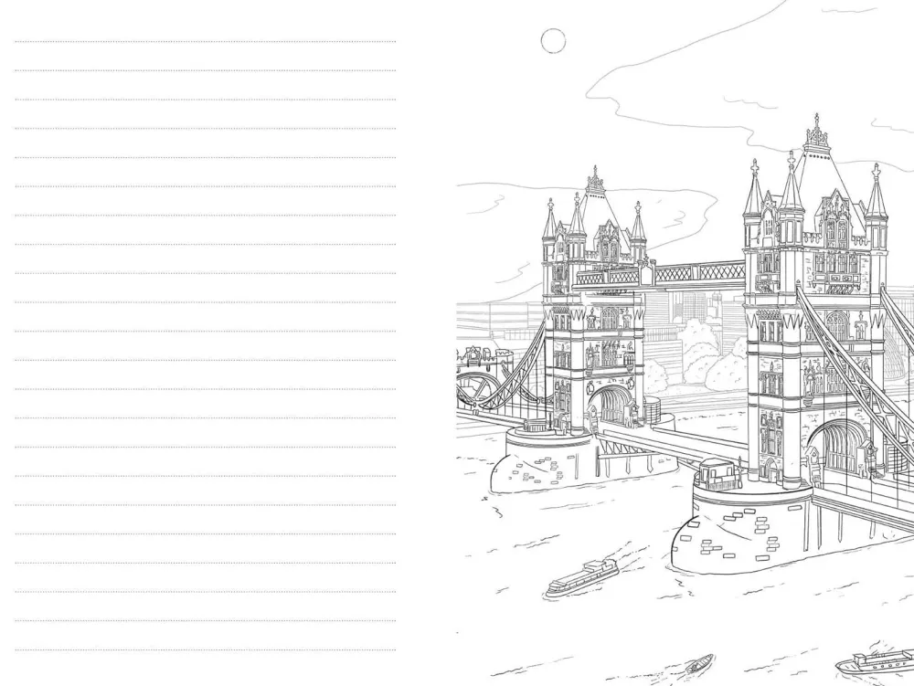 Coloring Books & Crafts|Books|London: A Color Your Own Travel Journal