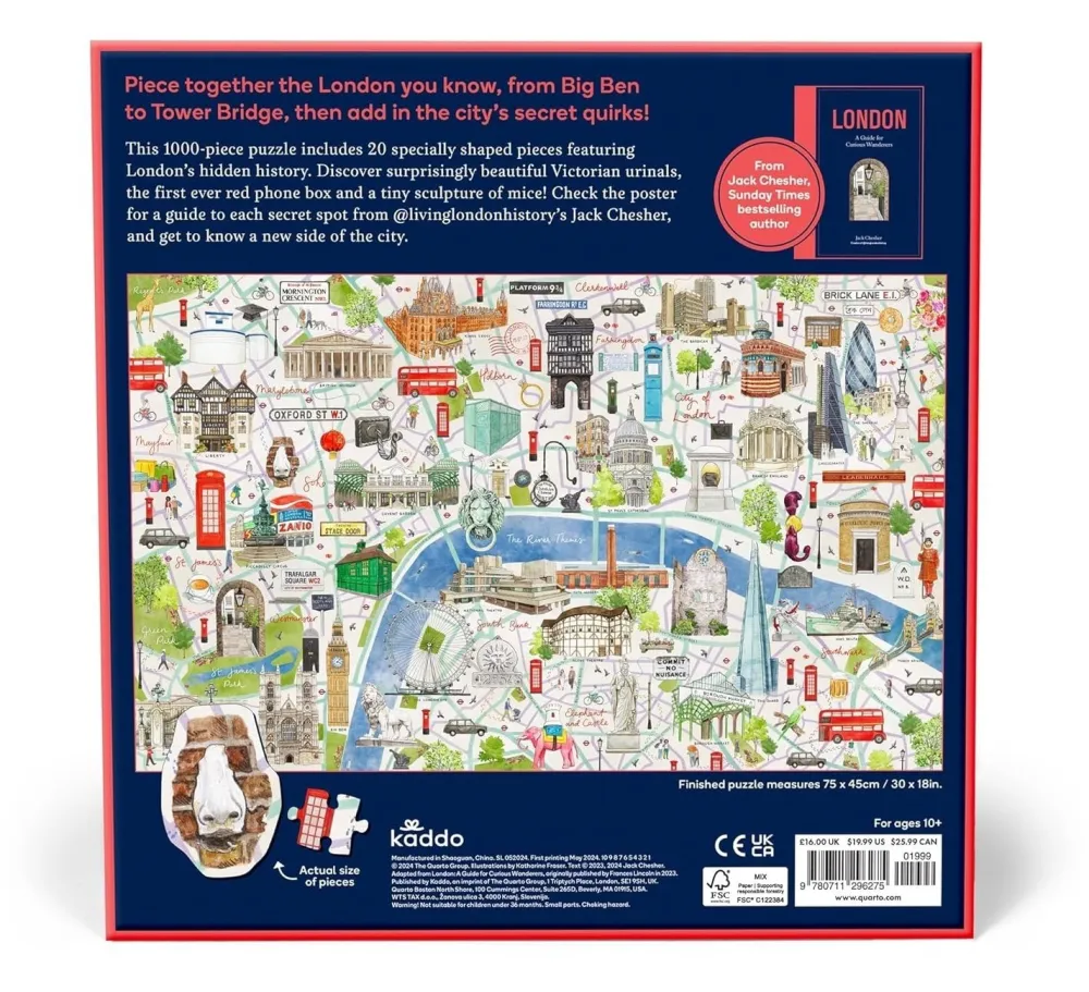 Games & Puzzles|London: A 1000-Piece Puzzle for Curious Wanderers