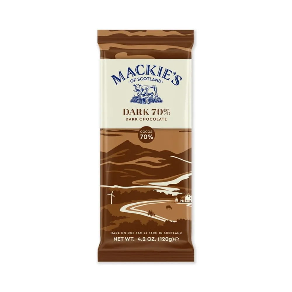 British Chocolate|Mackie's Dark Chocolate Bar