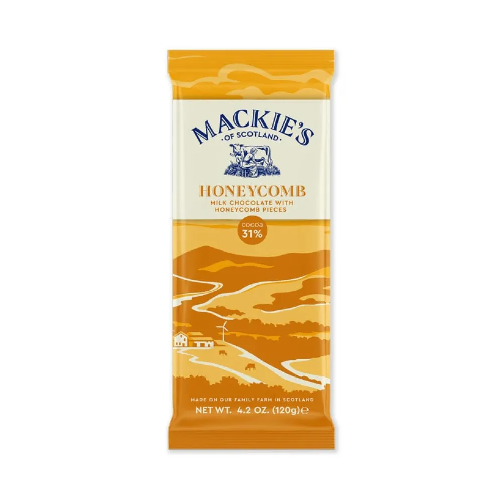 British Chocolate|Mackie's Honeycomb Milk Chocolate Bar