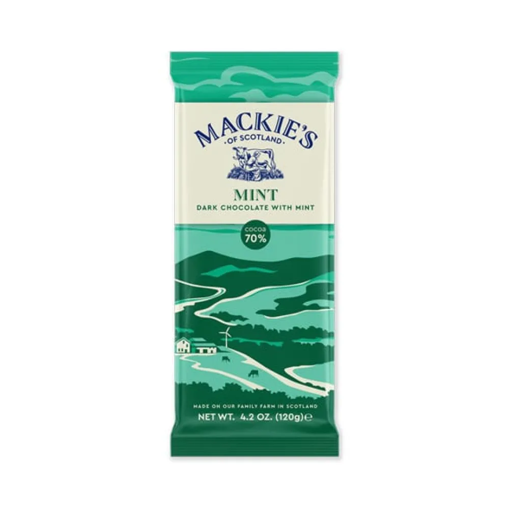 British Chocolate|Mackie's Mint Dark Chocolate Bar