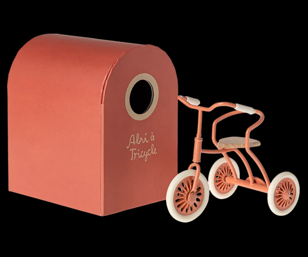 Maileg Maileg|Toys|Abri à Tricycle, Mouse (Coral)