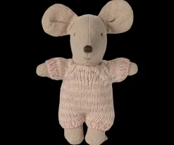 Maileg Maileg|Toys|Baby Mouse in Carry Cot - Rose