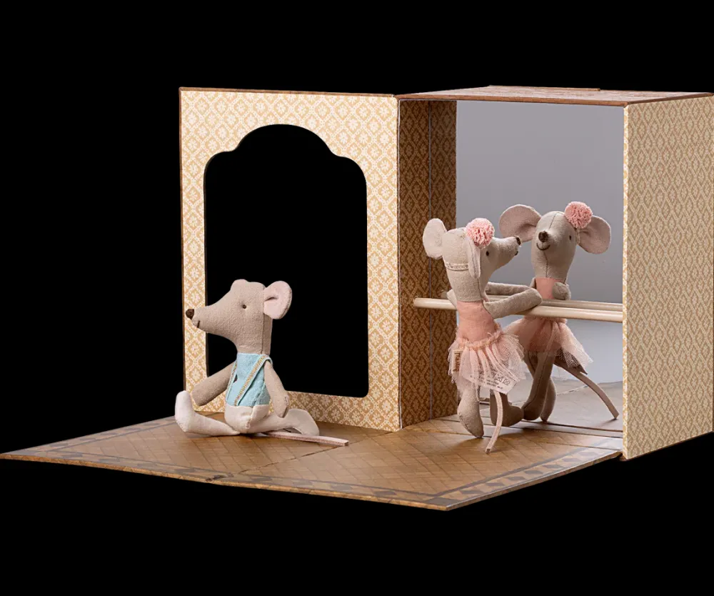 Maileg Maileg|Toys|Ballet Mice in Dance Studio, Little Sister and Brother