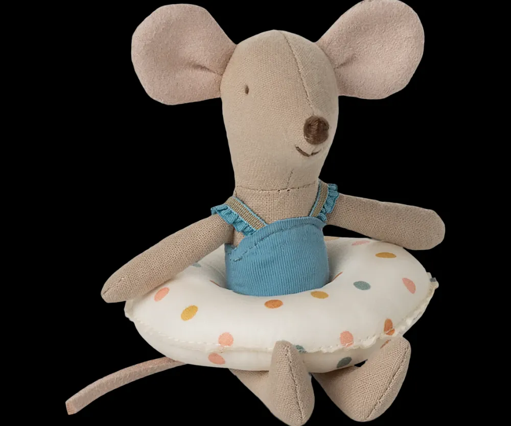 Maileg Maileg|Toys|Beach Mouse with Float, Little Sister - Multi Dot