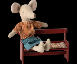 Maileg Maileg|Toys|Bench, Mouse (Red)