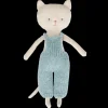 Maileg Maileg|Soft Toys|Chatons, Kitten in Overalls - Blond